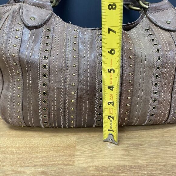 Vintage Fossil 75082 Brown Leather Eyelet - Picture 5 of 12